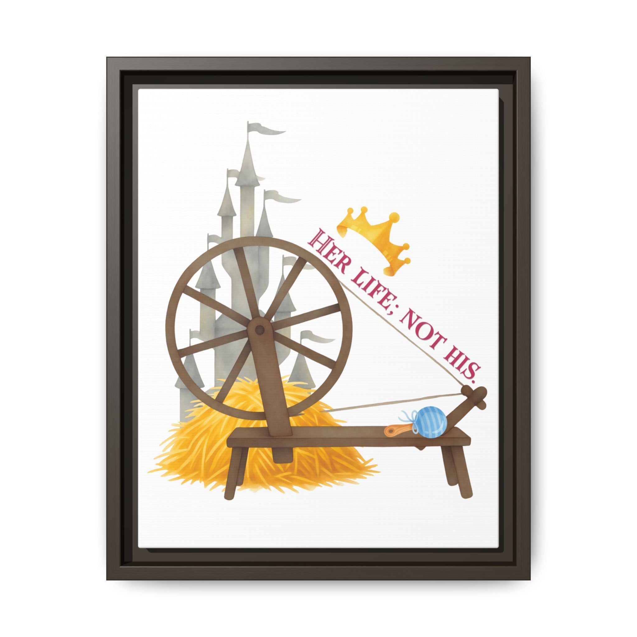 Miller's Daughter's Life Matte Canvas, Framed (Multi-color)
