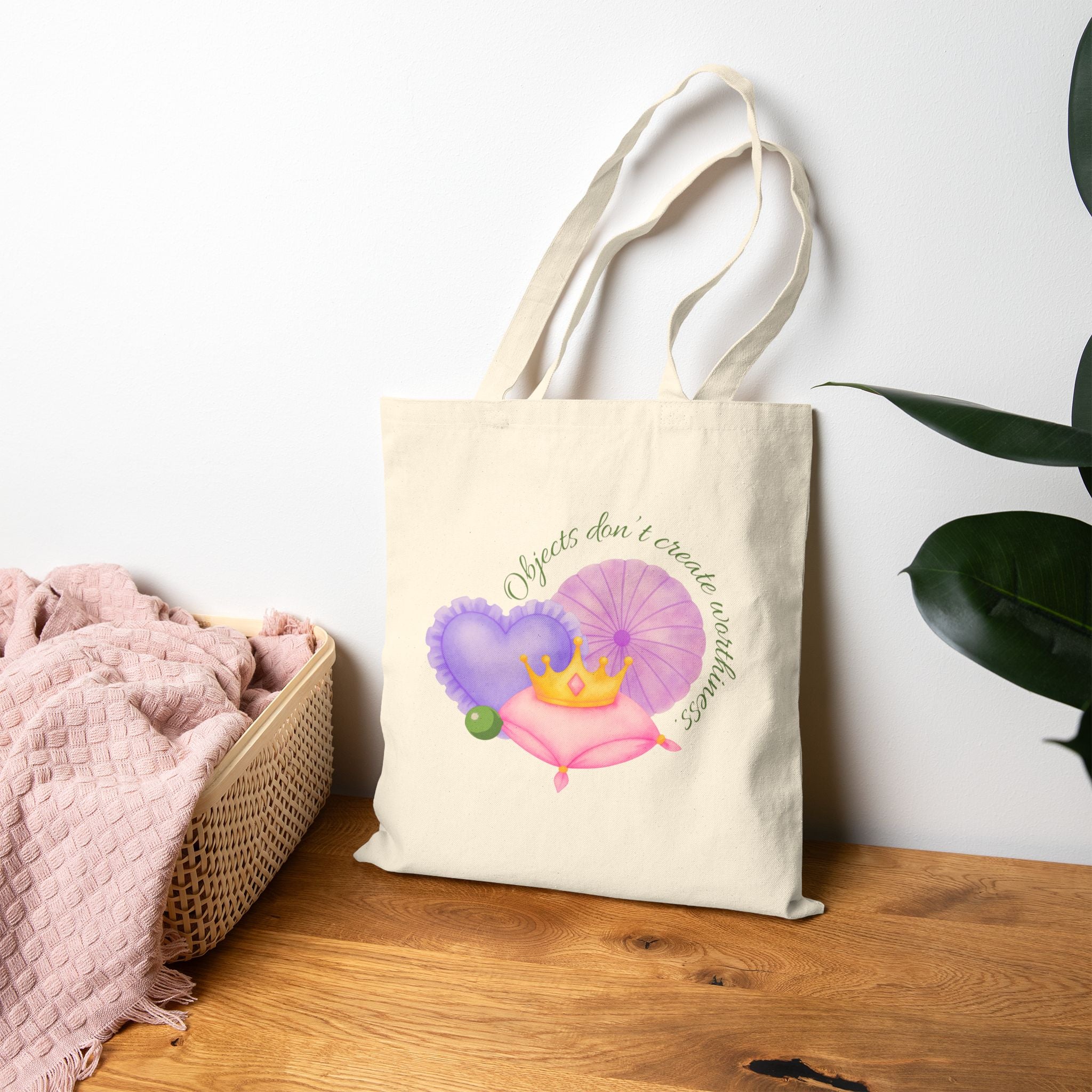 Princess Pea's Worth Cotton Canvas Tote Bag