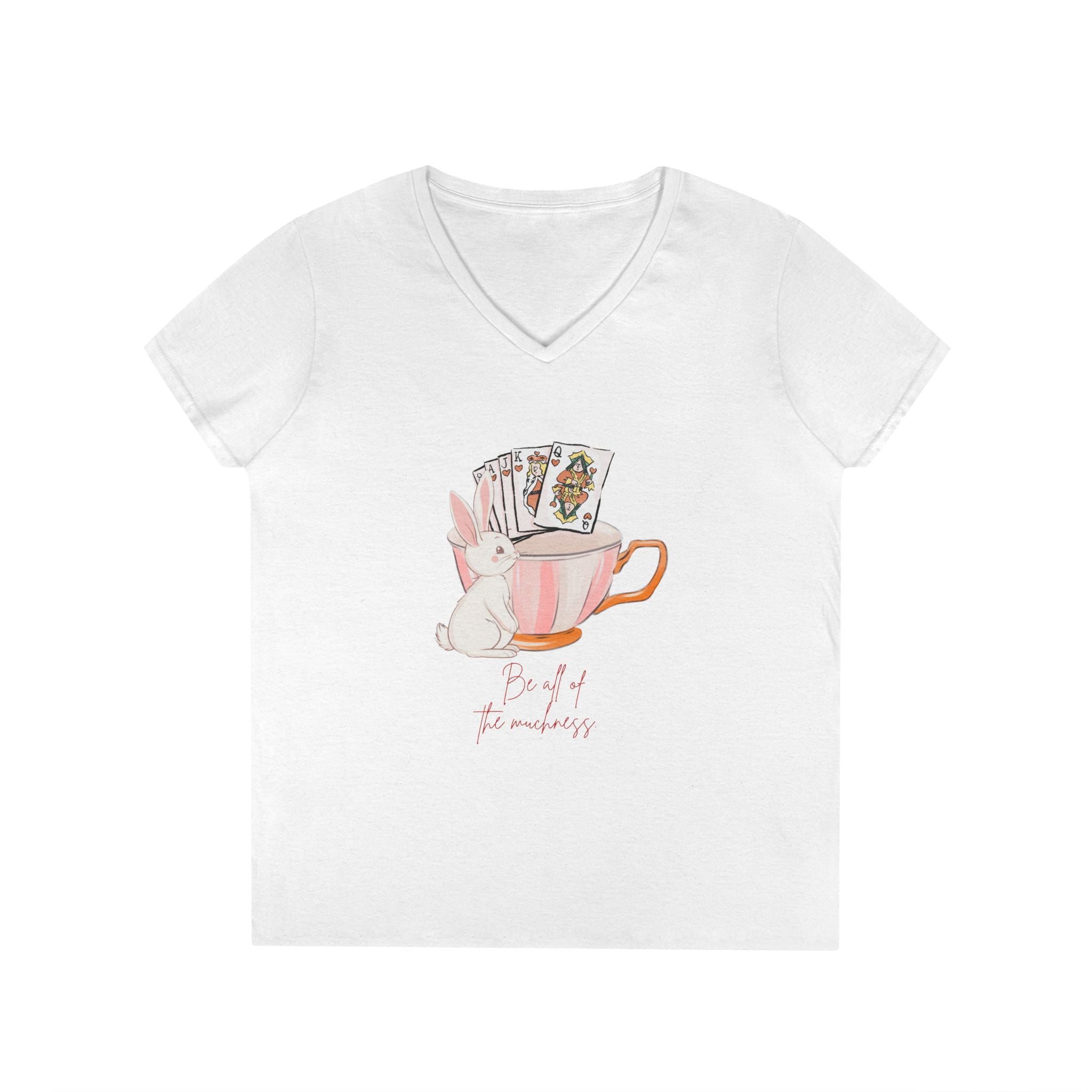 Alice's Muchness V-Neck T-Shirt