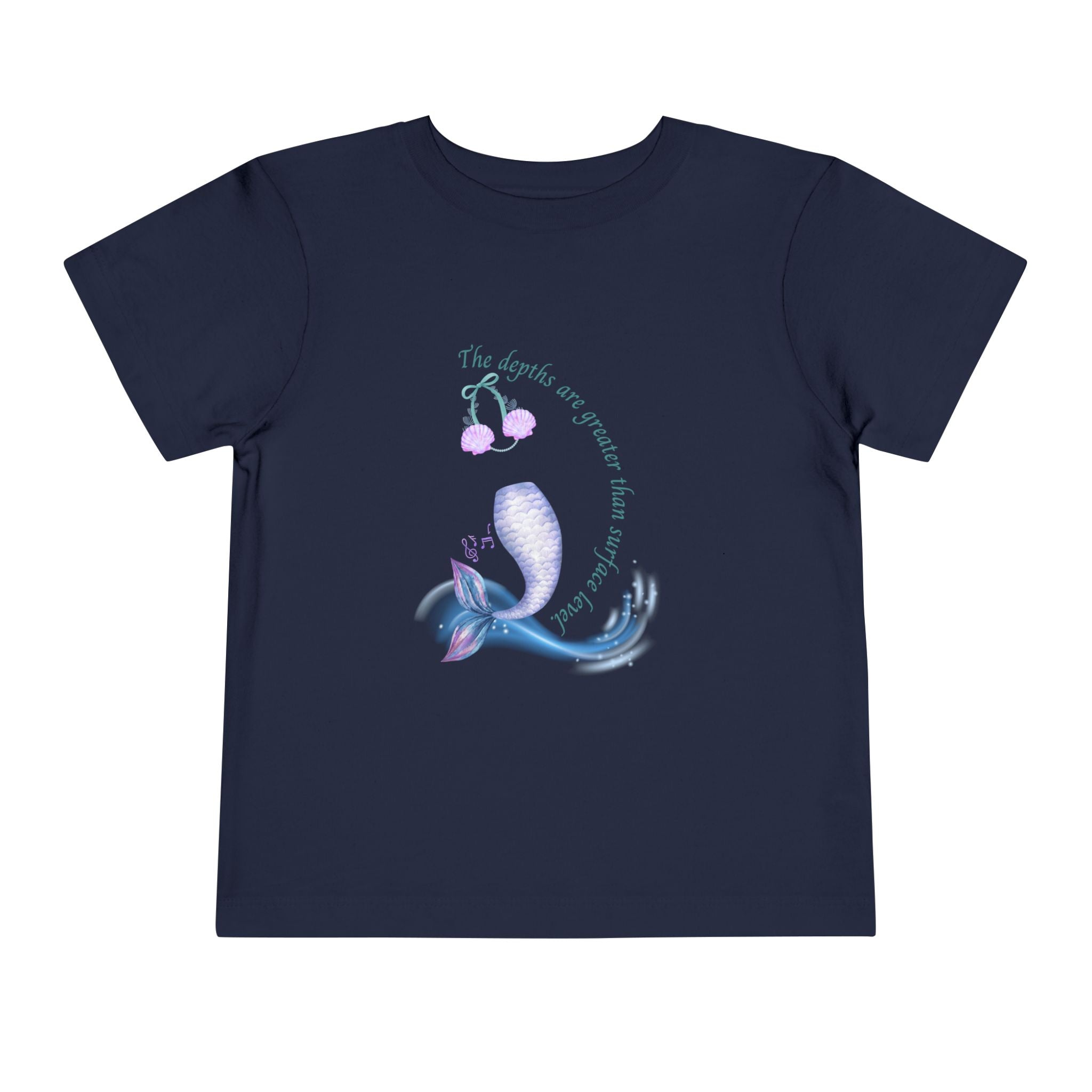 Little Mermaid's Depth Toddler Short Sleeve Tee
