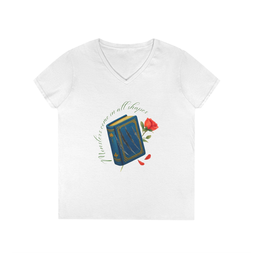 Belle's Monsters Life V-Neck T-Shirt