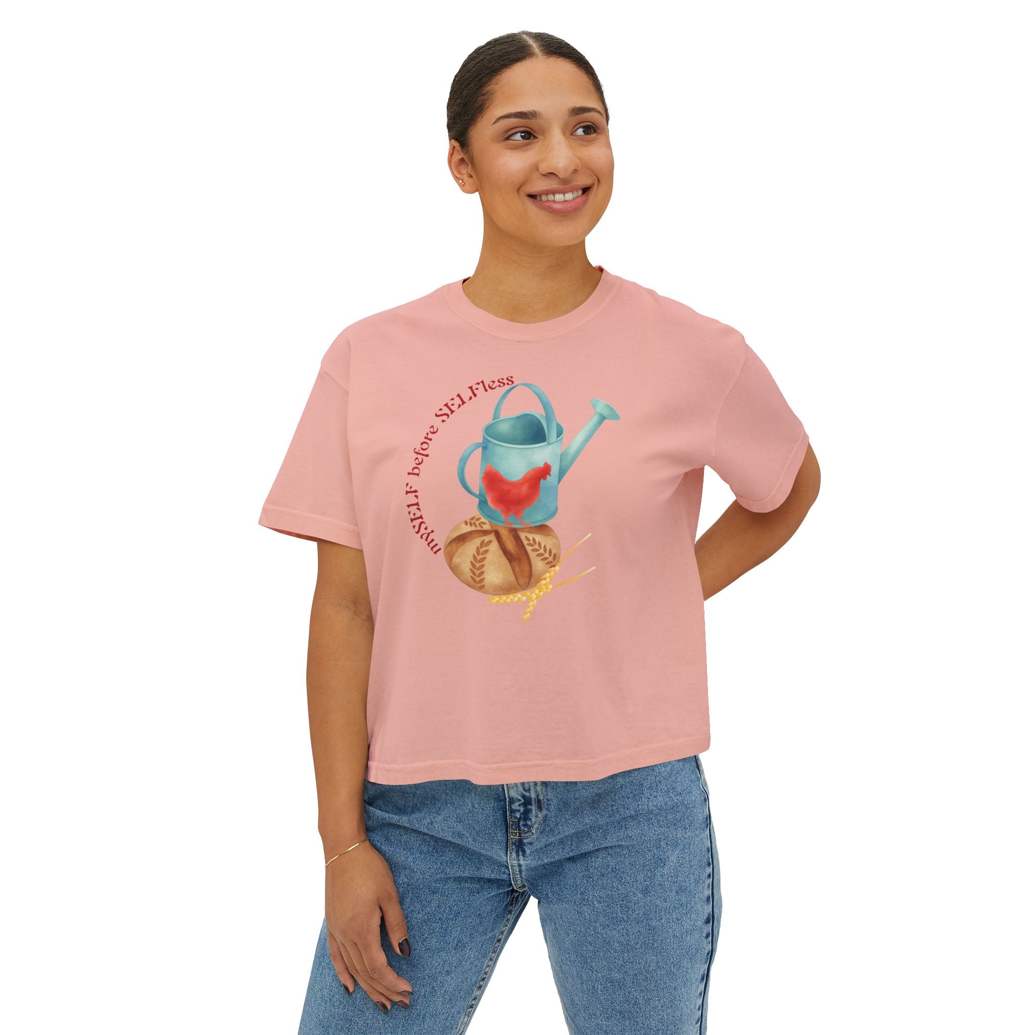 Red Hen's Self Boxy Tee