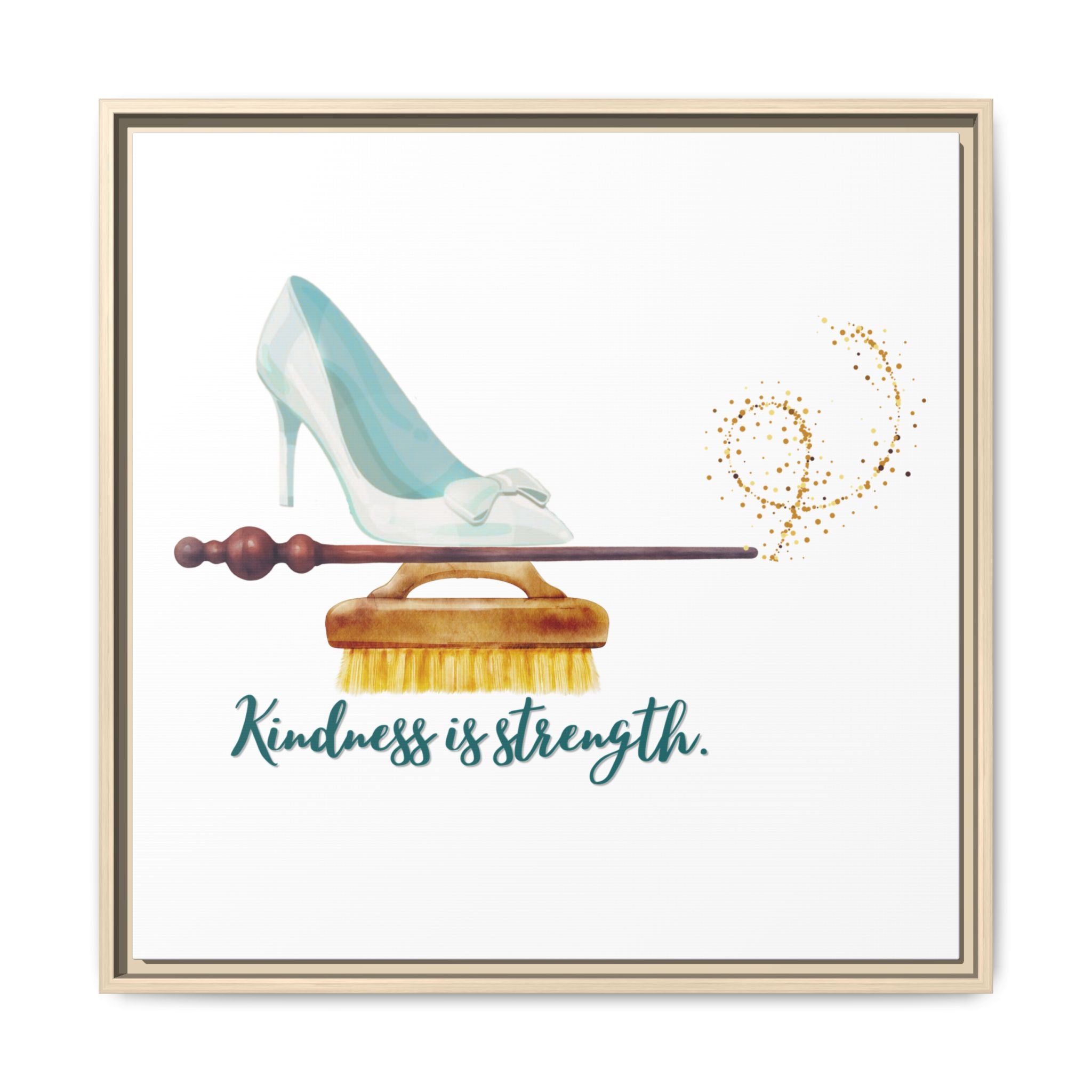Cinderella Strong Matte Canvas, Framed (Multi-color)