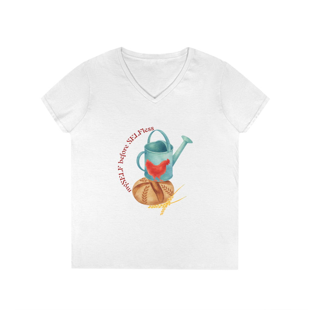 Red Hen's Self Ladies' V-Neck T-Shirt