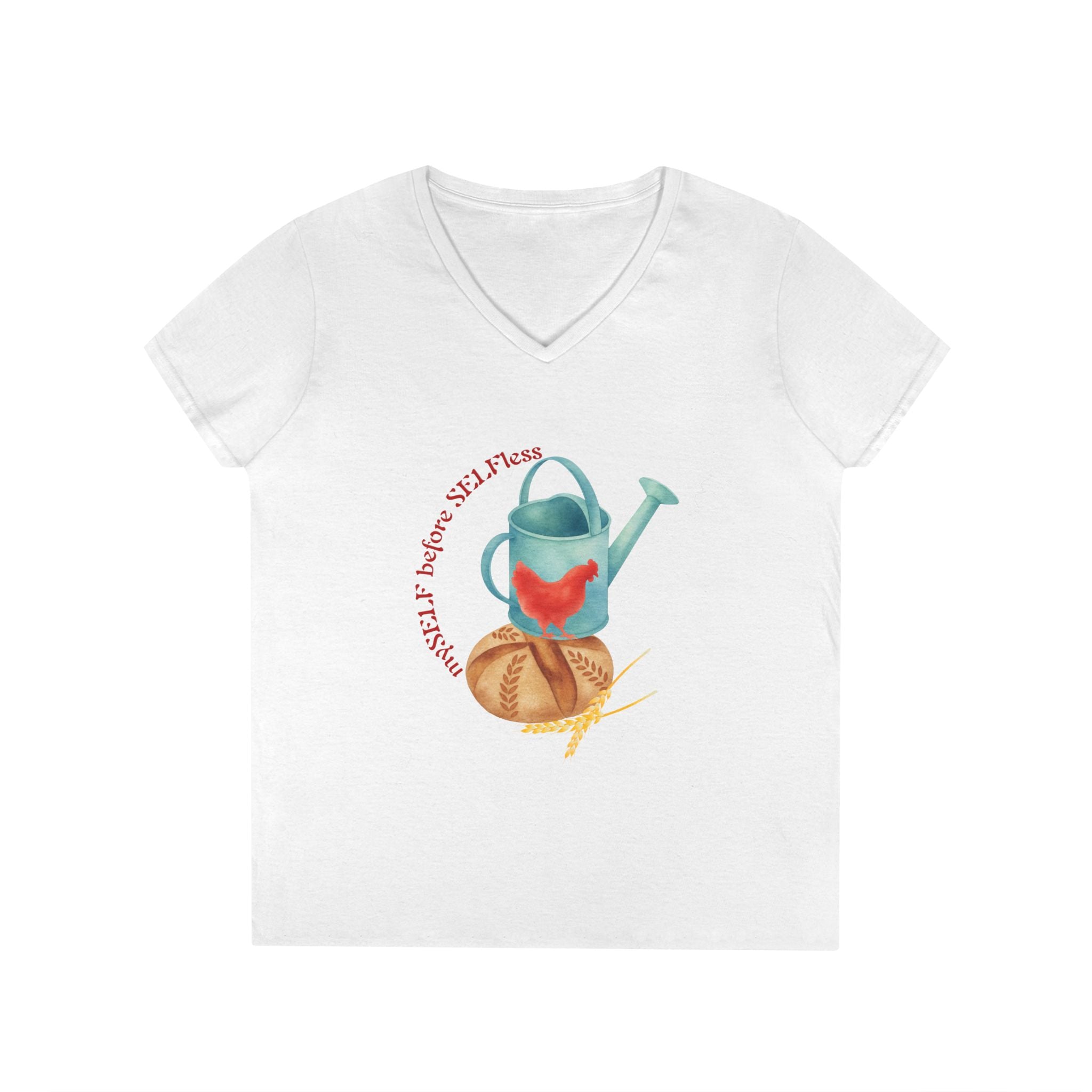 Red Hen's Self Ladies' V-Neck T-Shirt