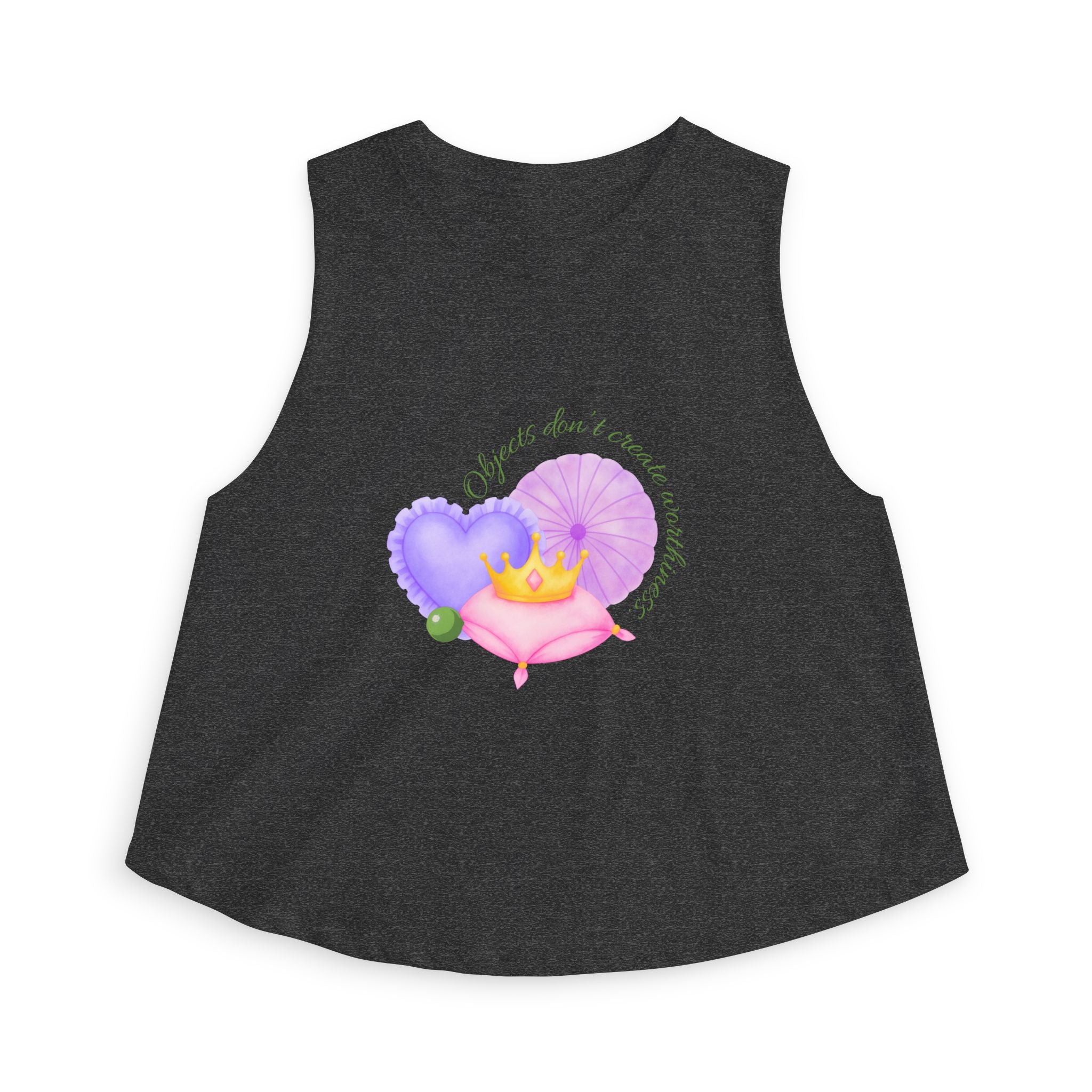 Princess Pea's Worth Cropped Tank Top