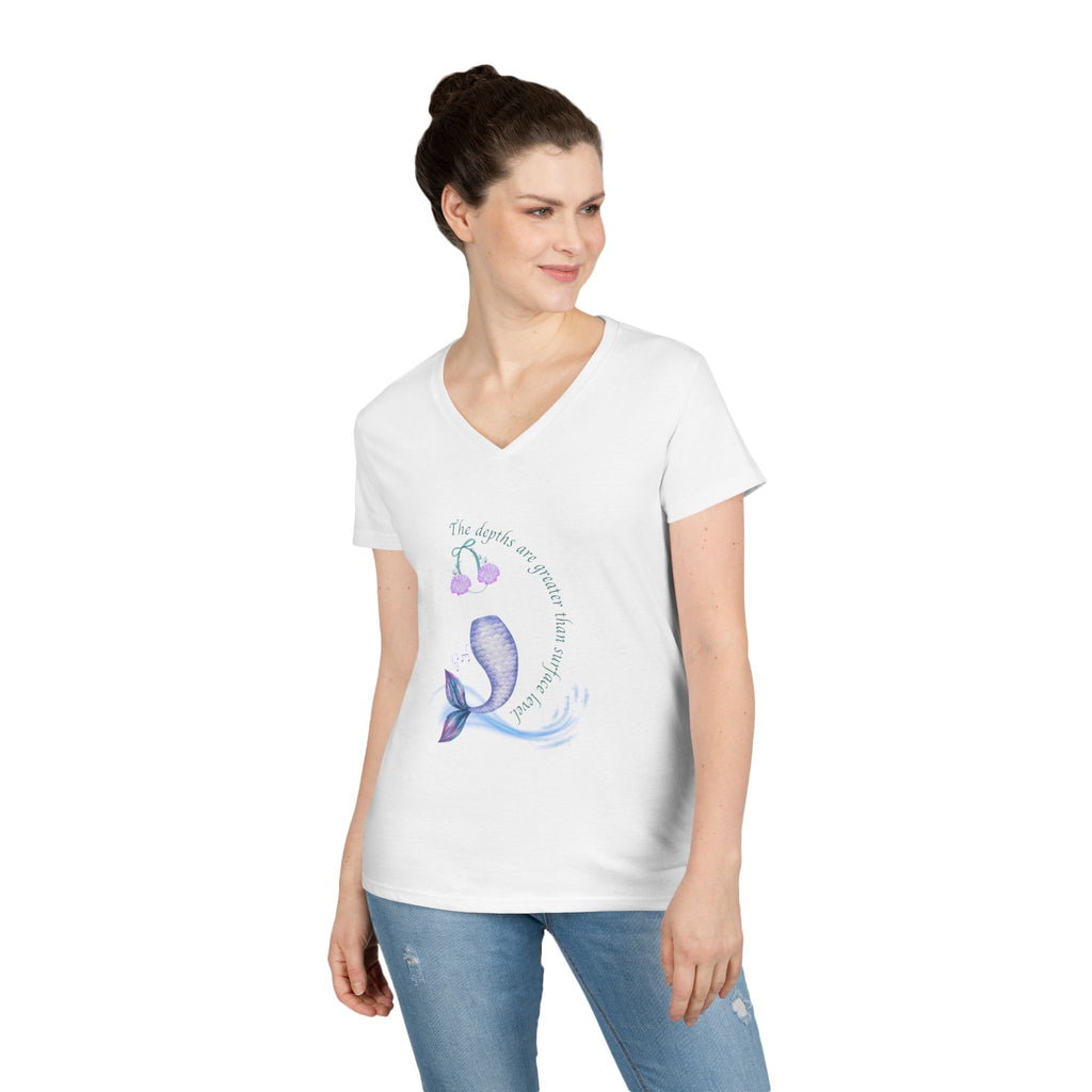 Little Mermaid's Depth V-Neck T-Shirt
