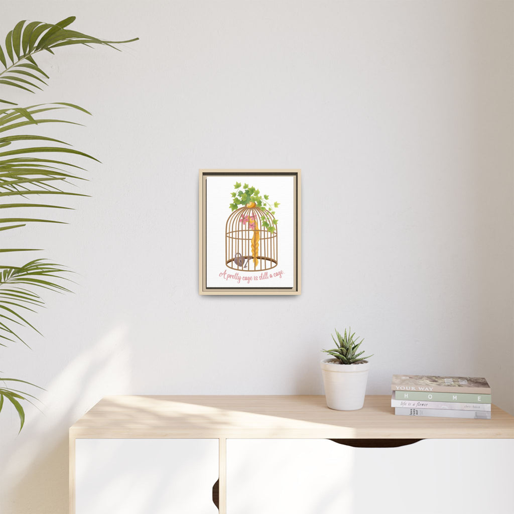Rapunzel's Cage Matte Canvas, Framed (Multi-color)
