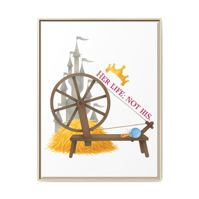 Miller's Daughter's Life Matte Canvas, Framed (Multi-color)