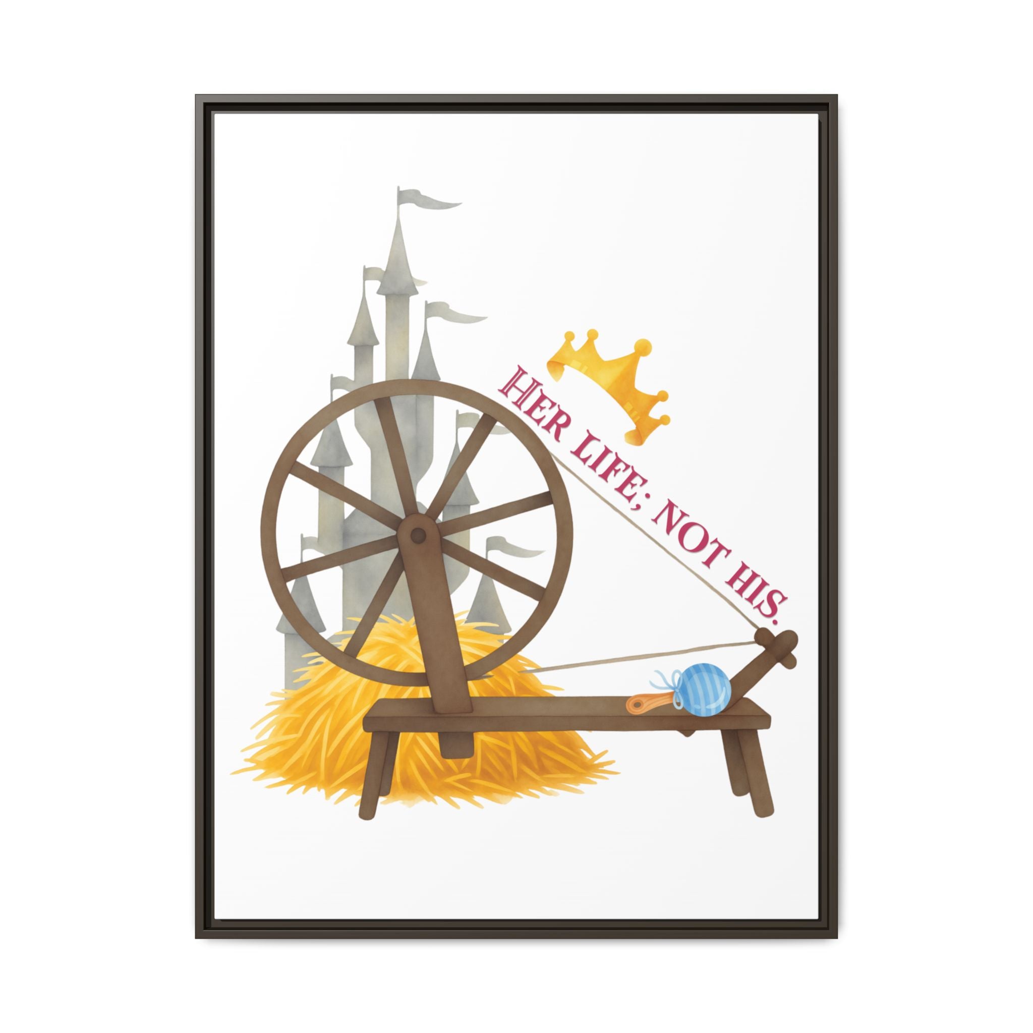Miller's Daughter's Life Matte Canvas, Framed (Multi-color)