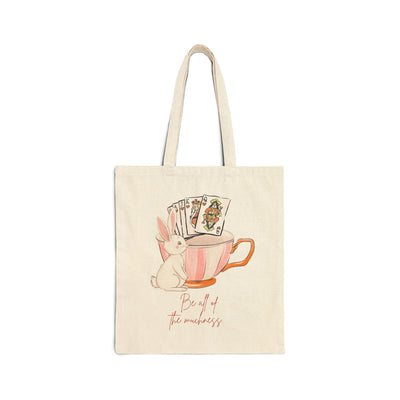 Alice's Muchness Cotton Canvas Tote Bag