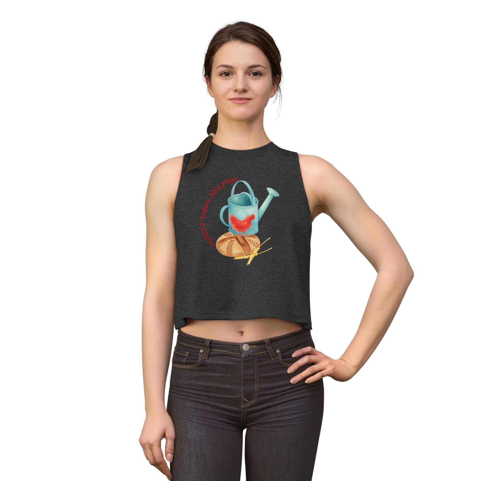 Red Hen's Self Cropped Tank Top