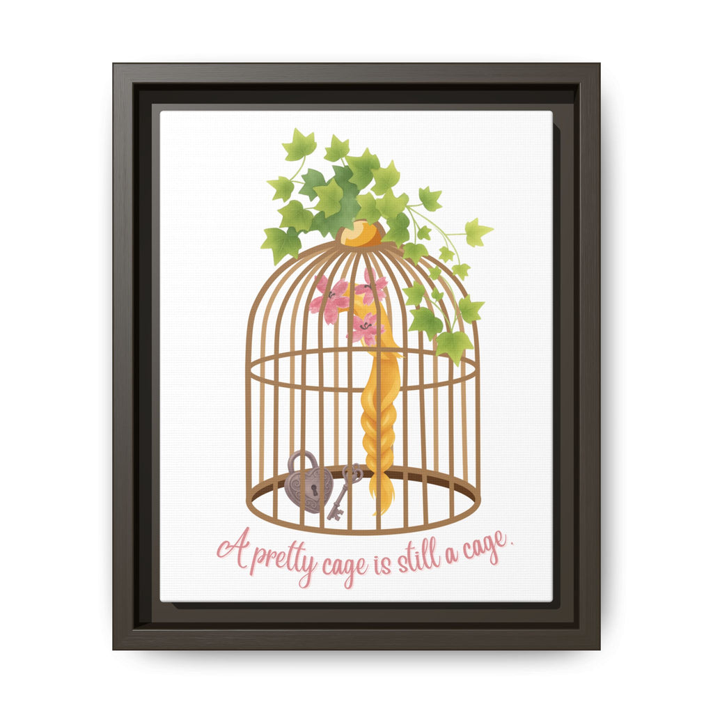 Rapunzel's Cage Matte Canvas, Framed (Multi-color)