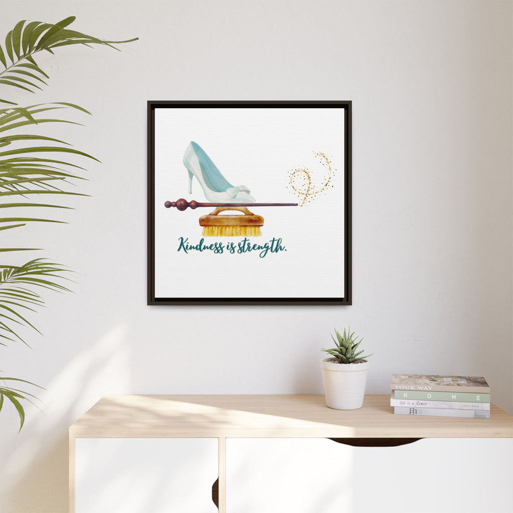 Cinderella Strong Matte Canvas, Framed (Multi-color)