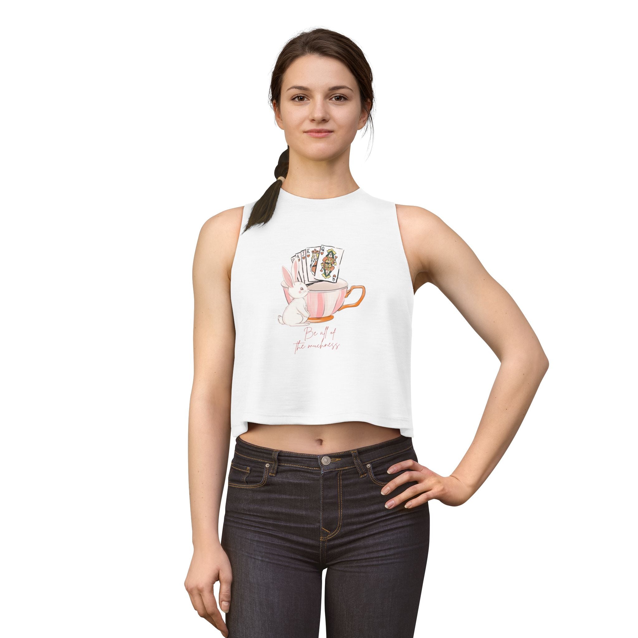 Alice's Muchness Cropped Tank Top