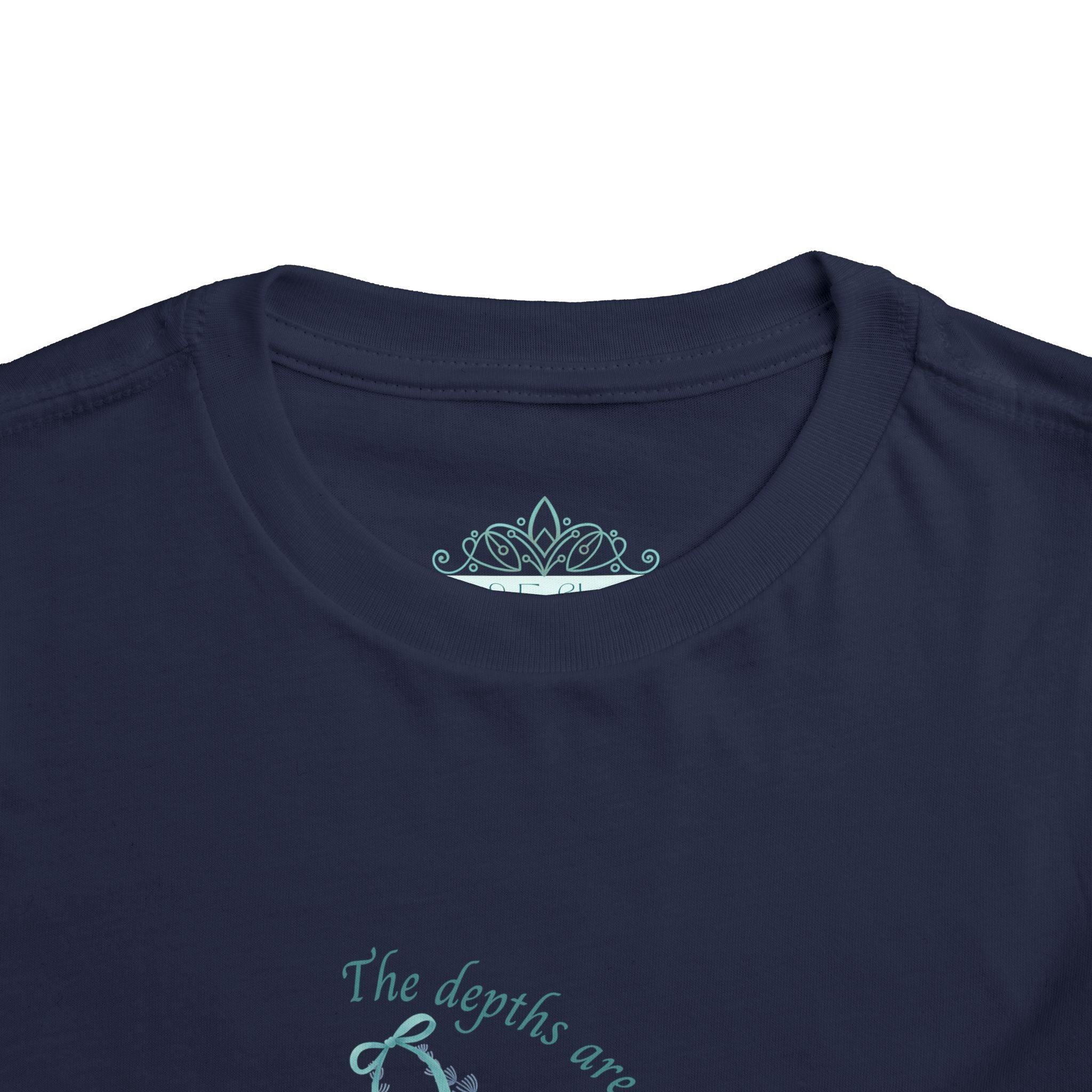 Little Mermaid's Depth Toddler Short Sleeve Tee