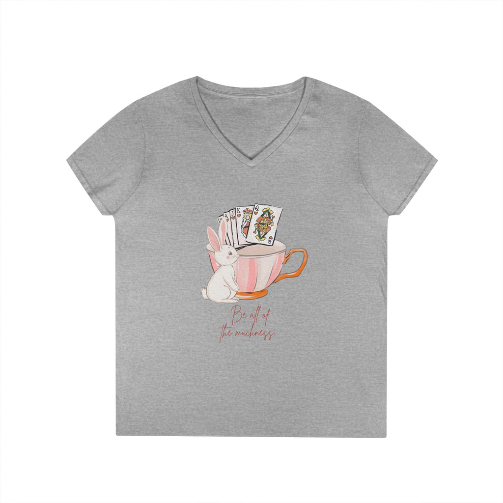 Alice's Muchness V-Neck T-Shirt