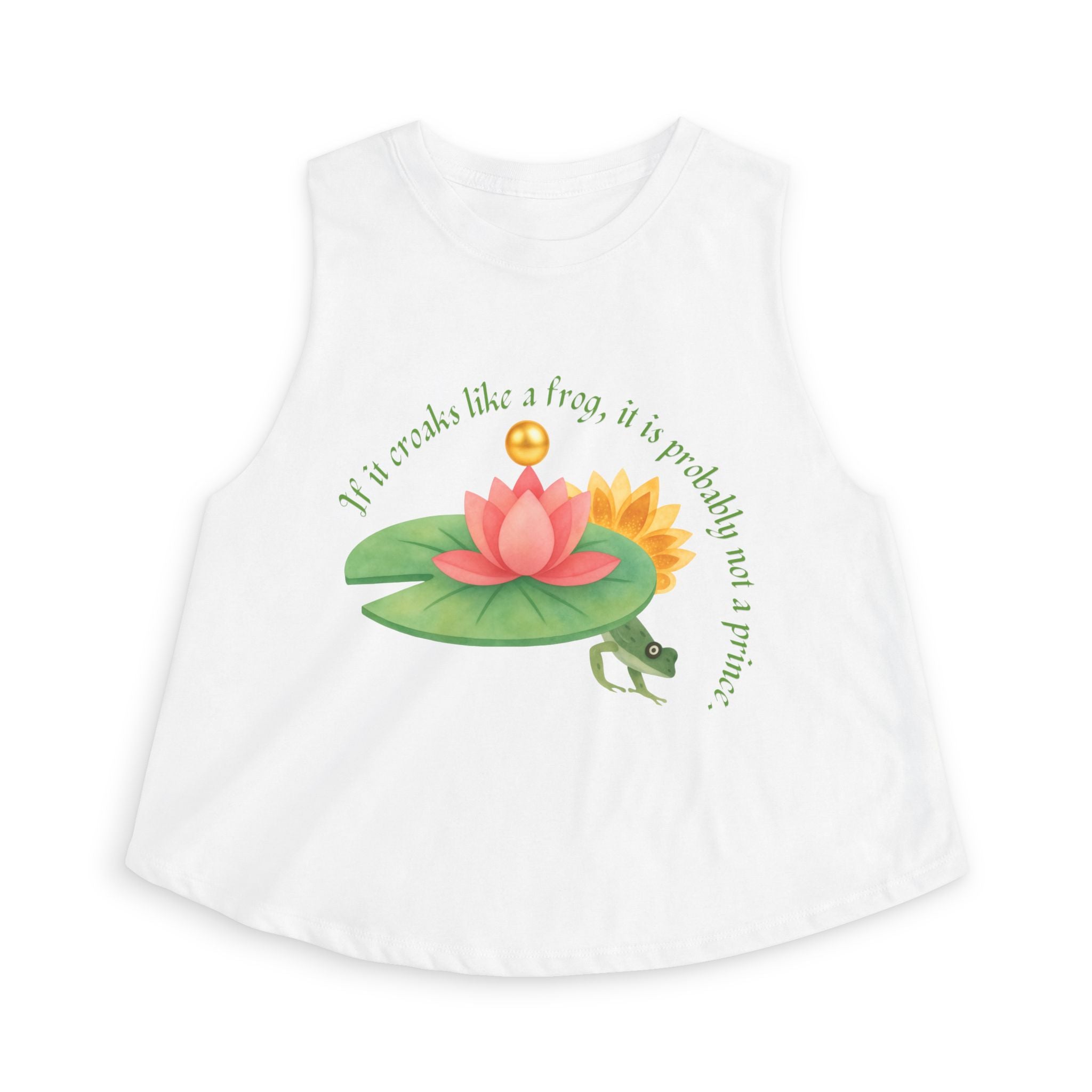 Frog Princess's Truth Cropped Tank Top