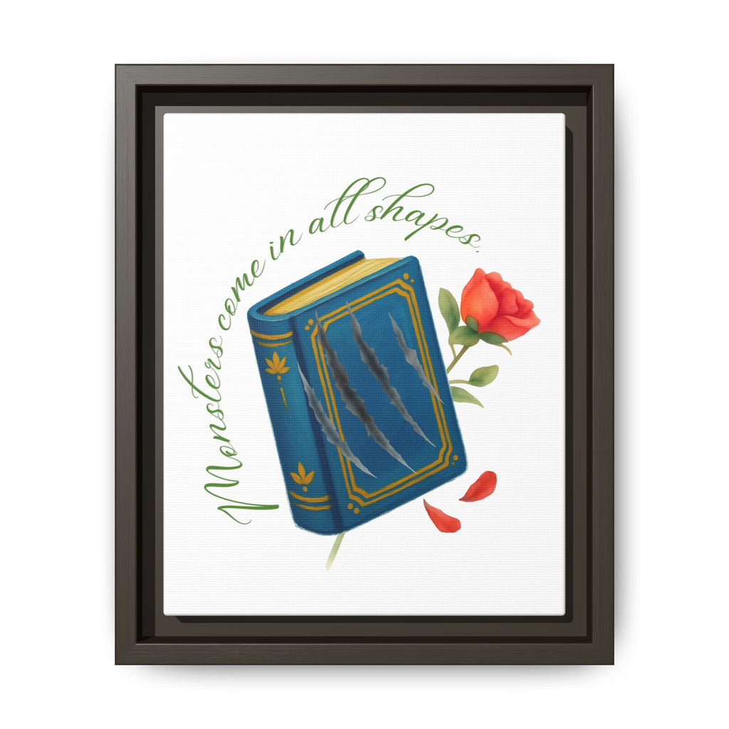 Belle's Monsters Matte Canvas, Framed (Multi-color)