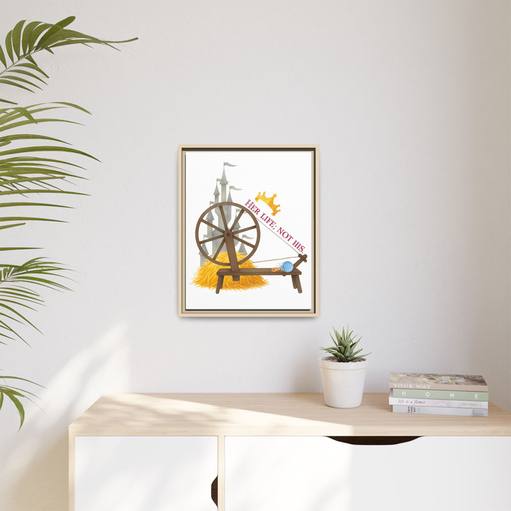 Miller's Daughter's Life Matte Canvas, Framed (Multi-color)