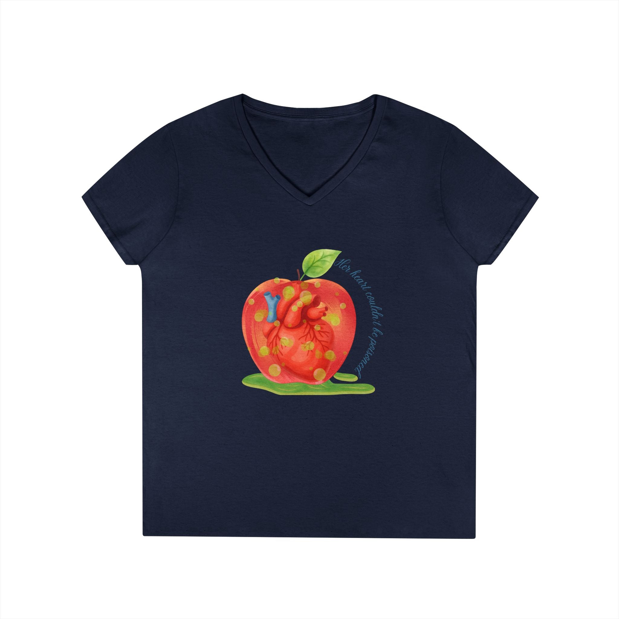 Snow White's Heart V-Neck T-Shirt