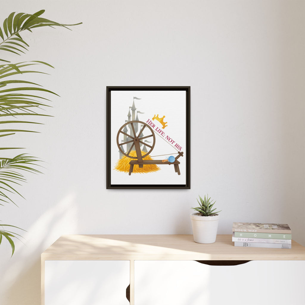 Miller's Daughter's Life Matte Canvas, Framed (Multi-color)