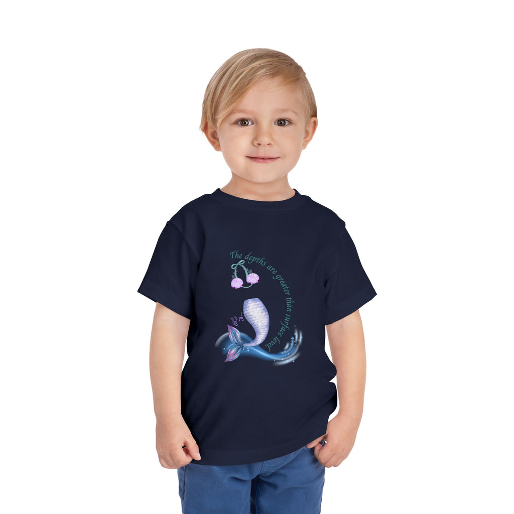 Little Mermaid's Depth Toddler Short Sleeve Tee