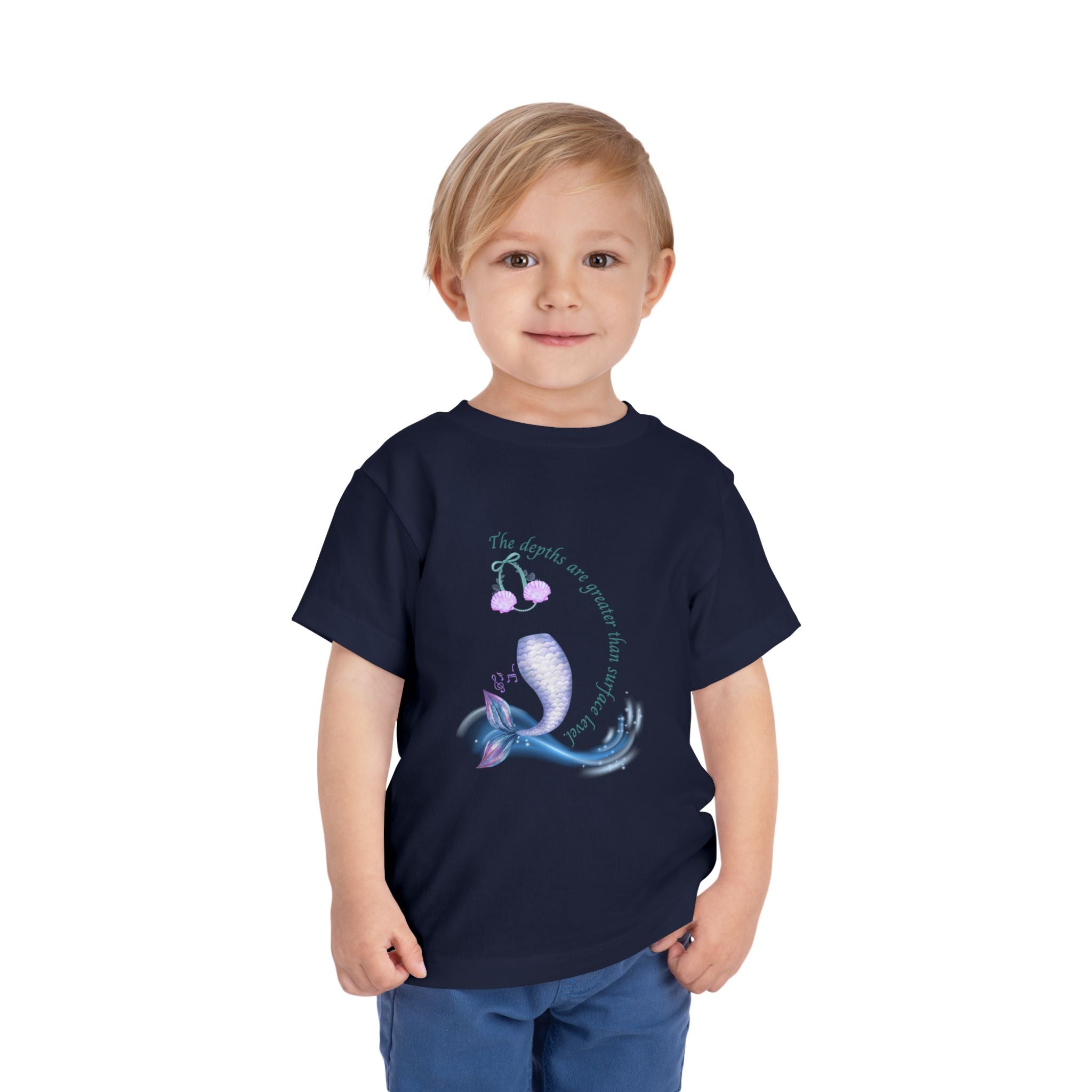 Little Mermaid's Depth Toddler Short Sleeve Tee