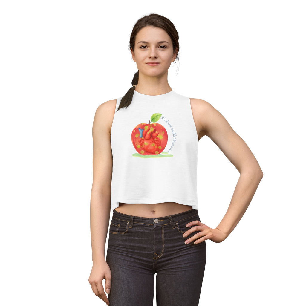 Snow White's Heart Life Cropped Tank Top