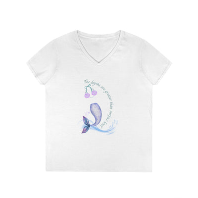 Little Mermaid's Depth V-Neck T-Shirt