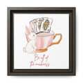 Alice's Muchness Matte Canvas, Framed (Multi-color)