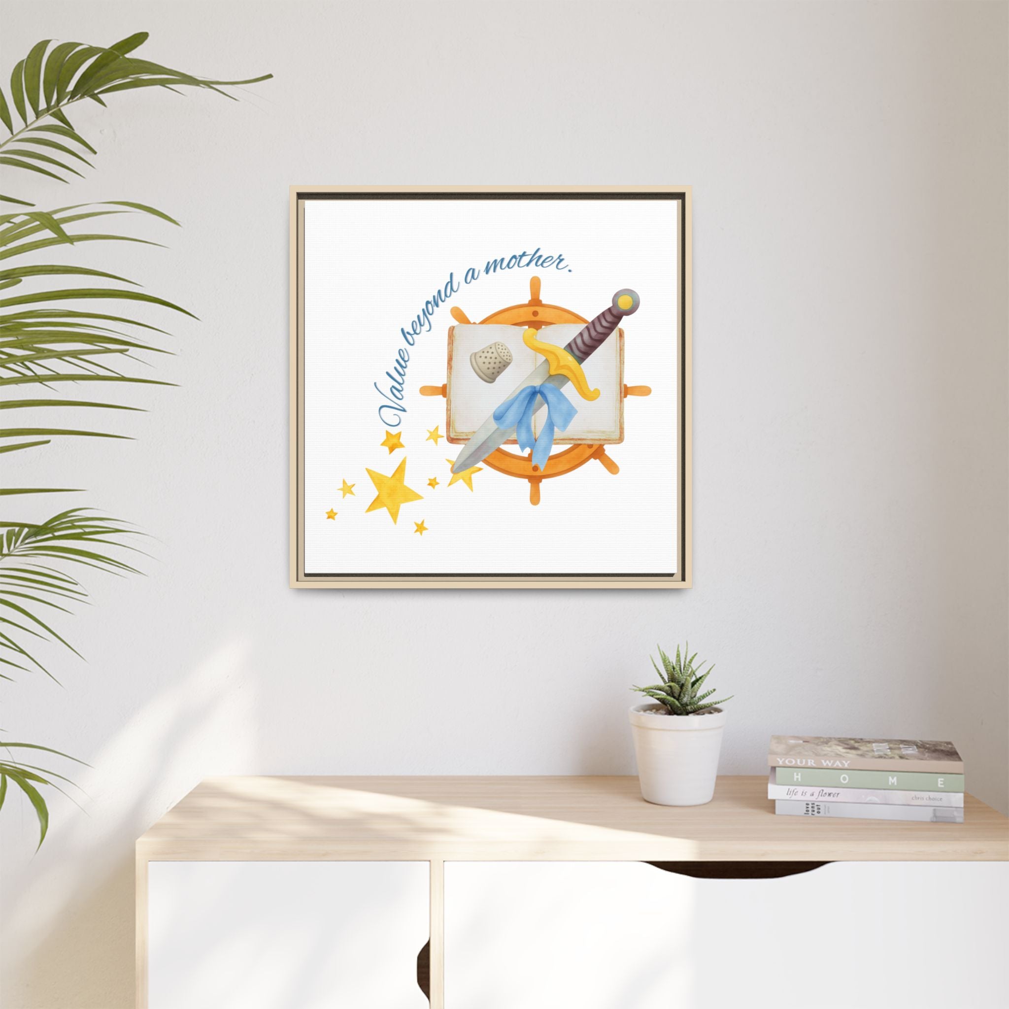 Wendy's Value Matte Canvas, Framed (Multi-color)