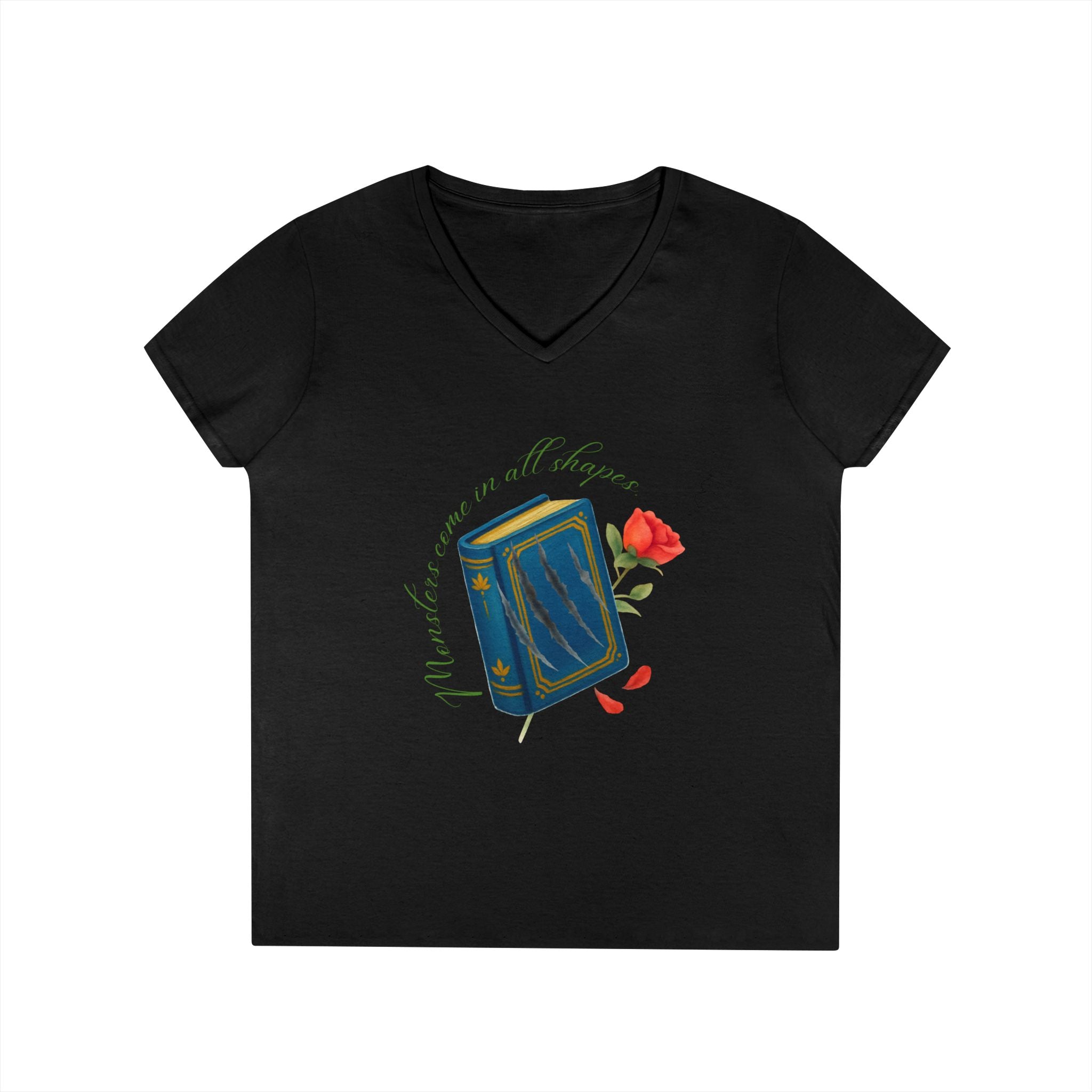 Belle's Monsters Life V-Neck T-Shirt