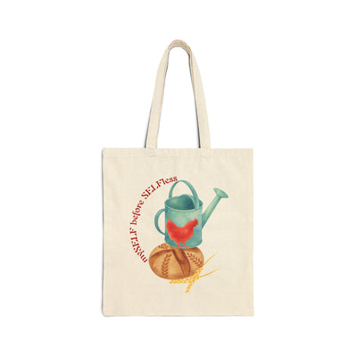 Red Hen's Self Cotton Canvas Tote Bag