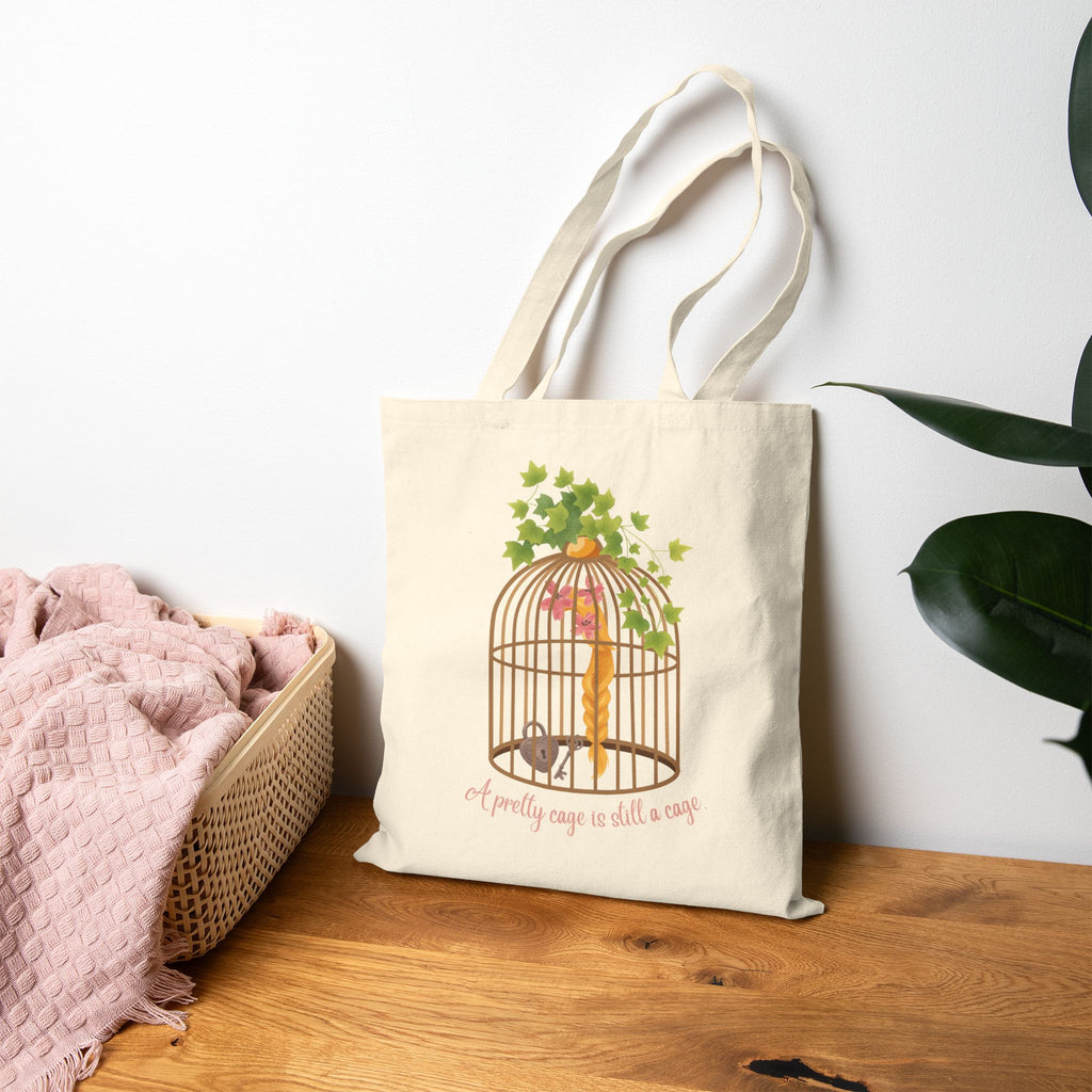 Rapunzel's Cage Cotton Canvas Tote Bag