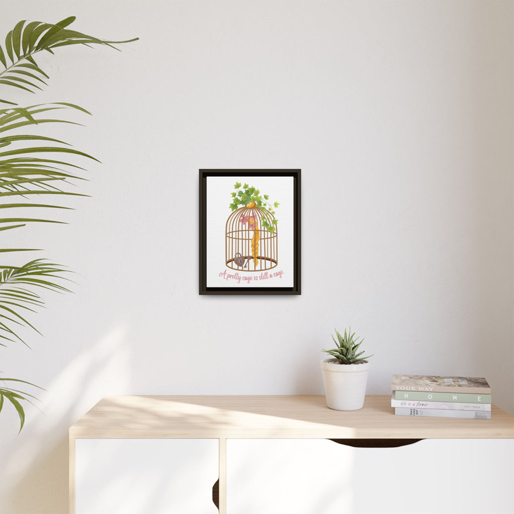 Rapunzel's Cage Matte Canvas, Framed (Multi-color)