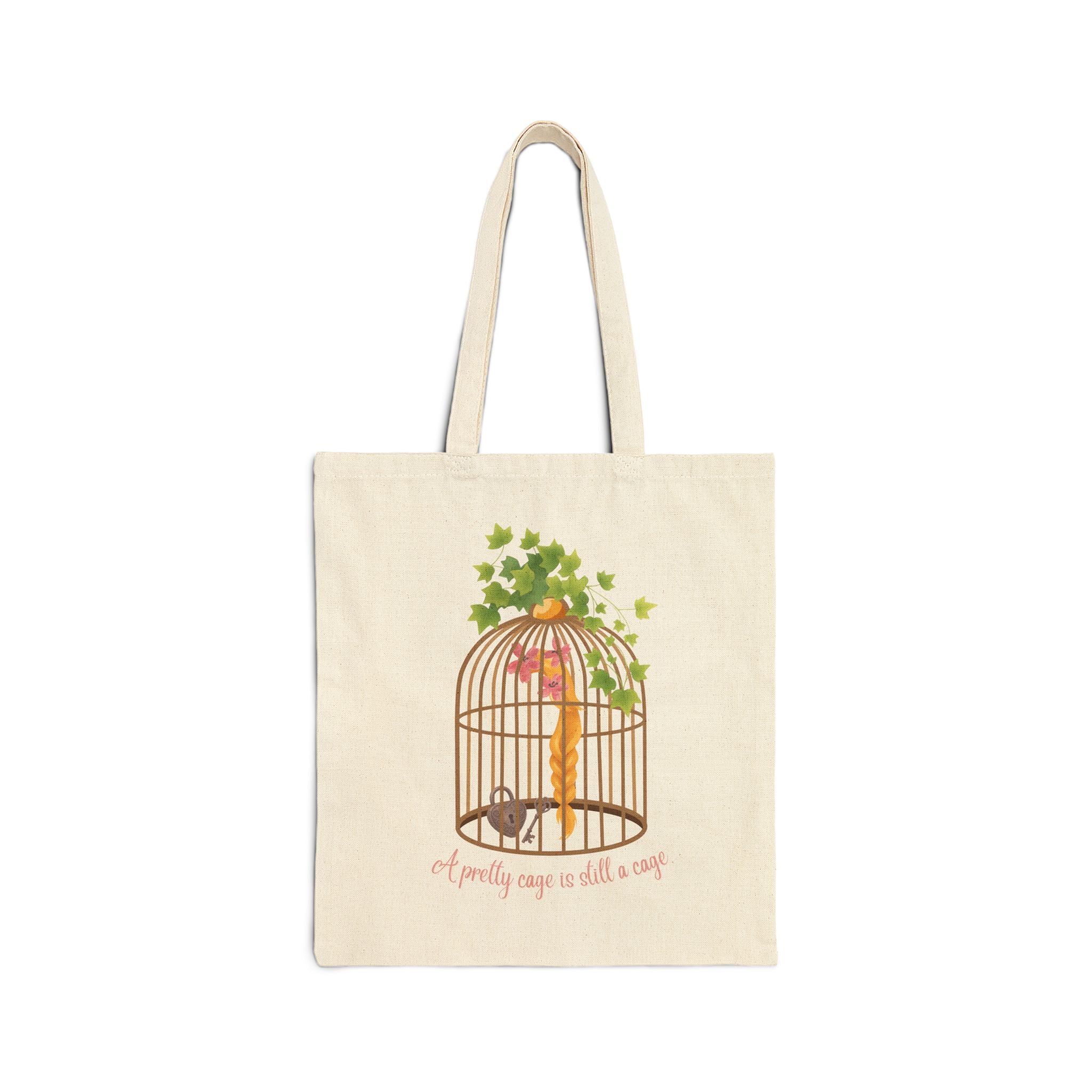 Rapunzel's Cage Cotton Canvas Tote Bag