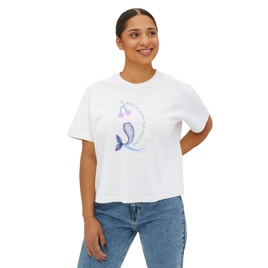 Little Mermaid's Depth Boxy Tee