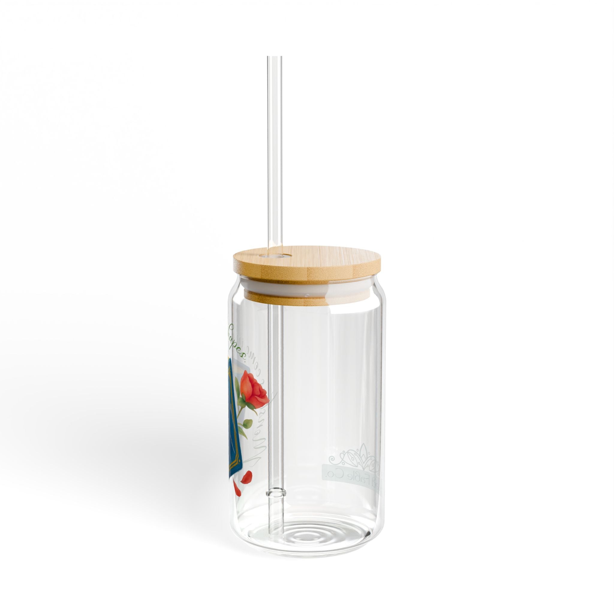 Belle's Monsters Sipper Glass, 16oz