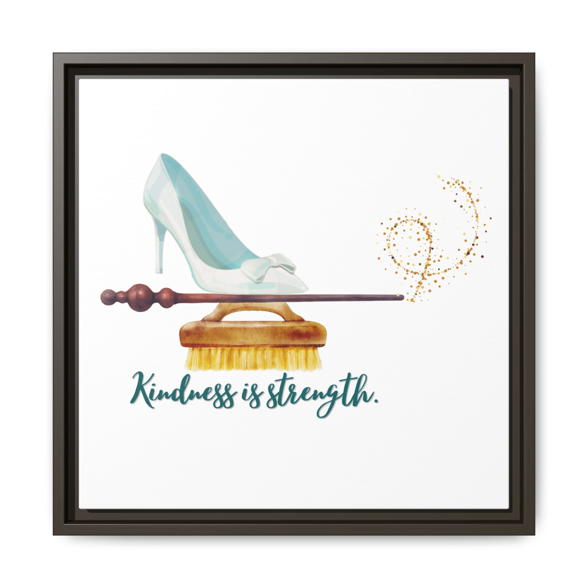 Cinderella Strong Matte Canvas, Framed (Multi-color)