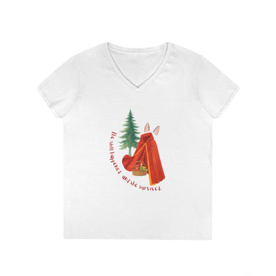 Red's Survival Life V-Neck T-Shirt