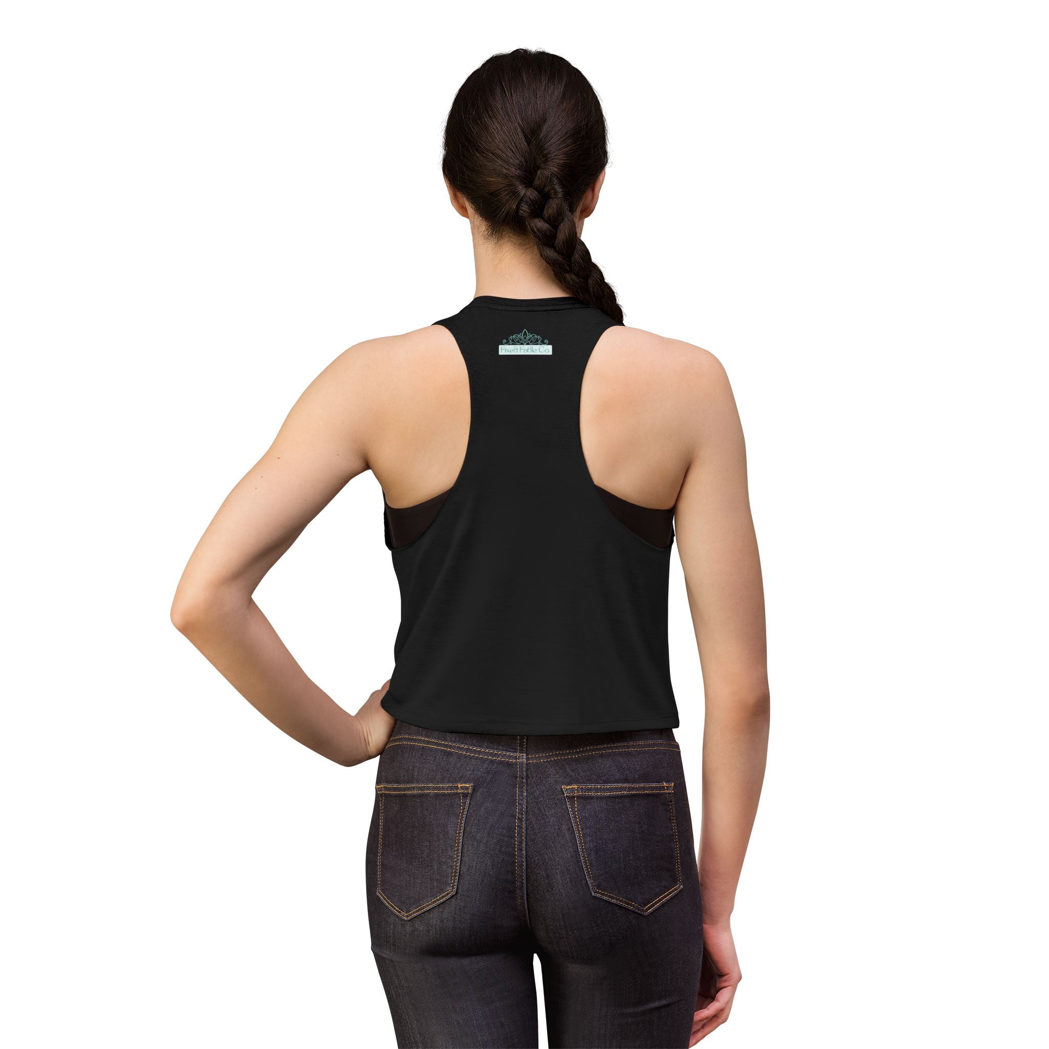 Little Mermaid's Depth Cropped Tank Top