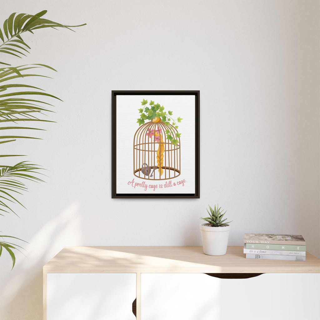 Rapunzel's Cage Matte Canvas, Framed (Multi-color)