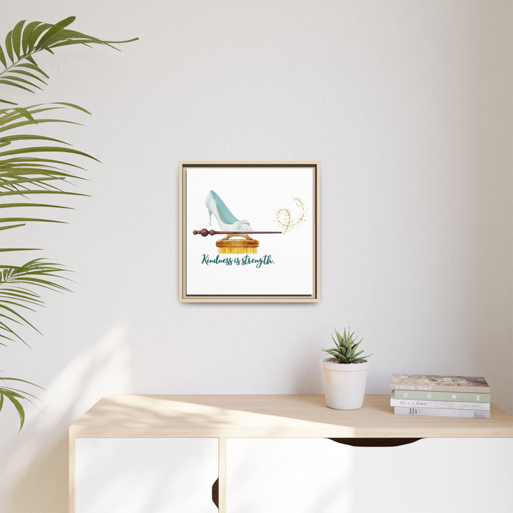 Cinderella Strong Matte Canvas, Framed (Multi-color)
