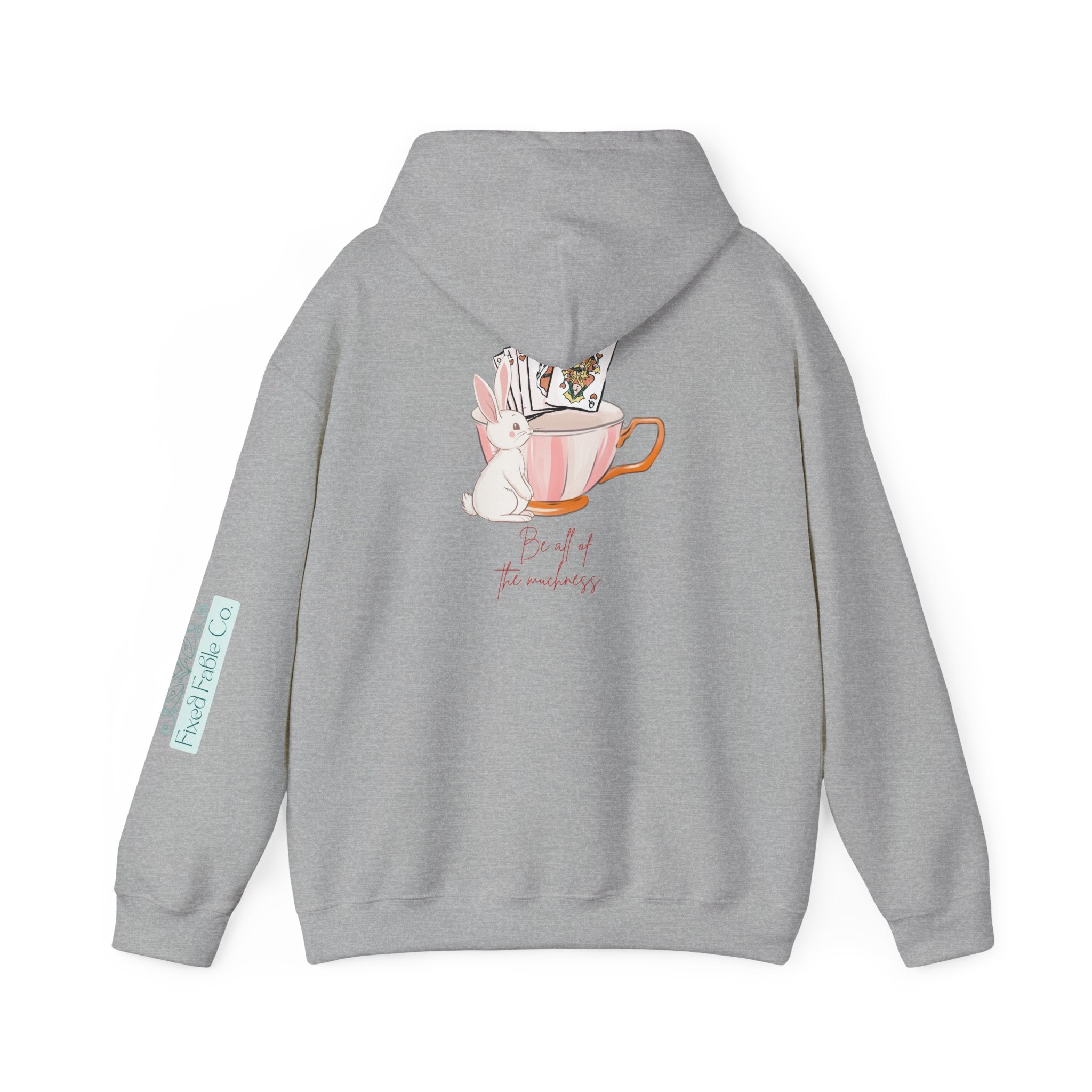 Alice's Muchness  Unisex Heavy Blend™ Hooded Sweatshirt