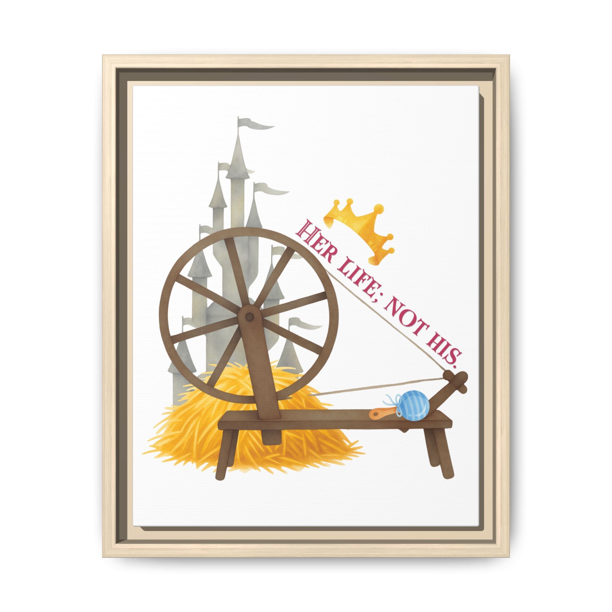 Miller's Daughter's Life Matte Canvas, Framed (Multi-color)