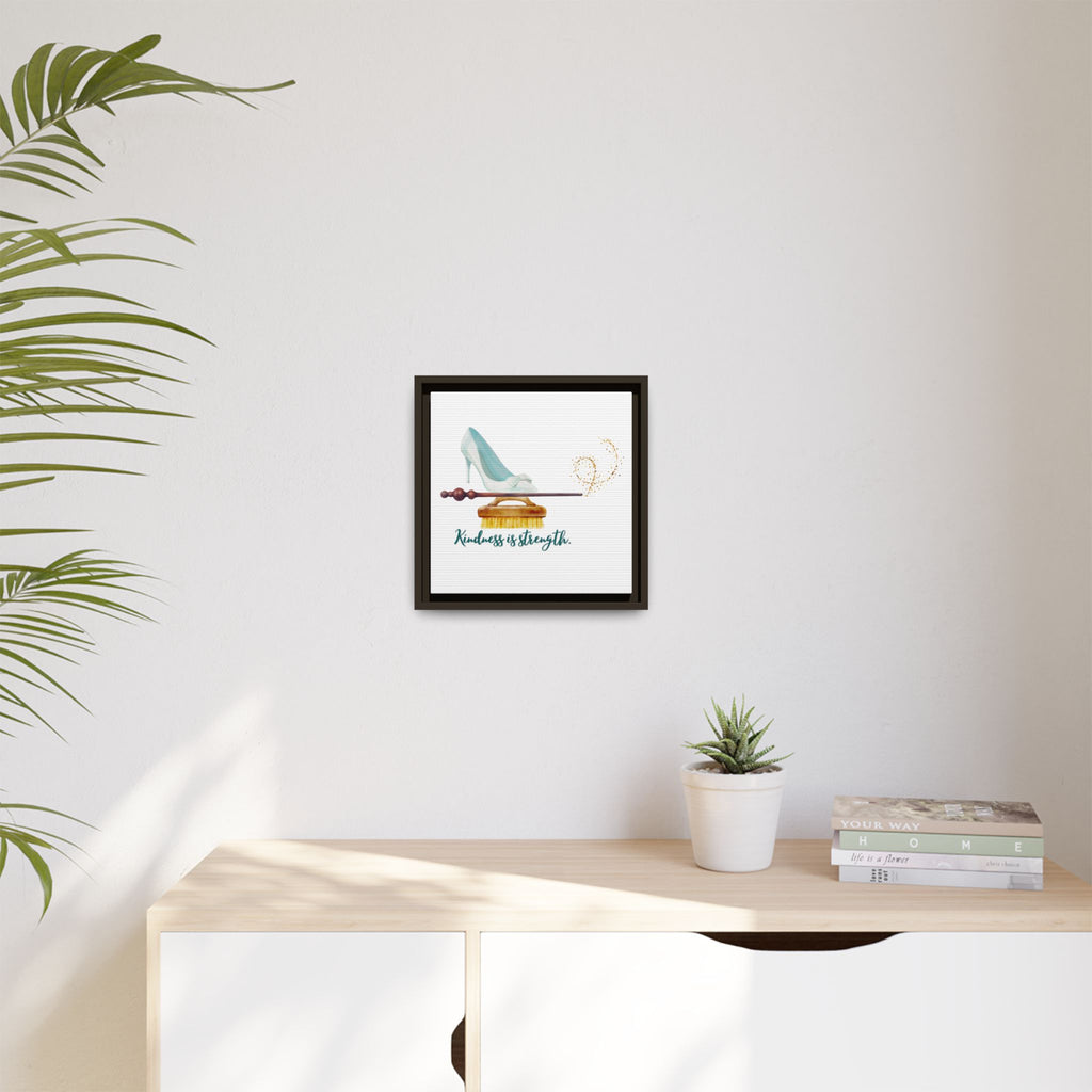 Cinderella Strong Matte Canvas, Framed (Multi-color)