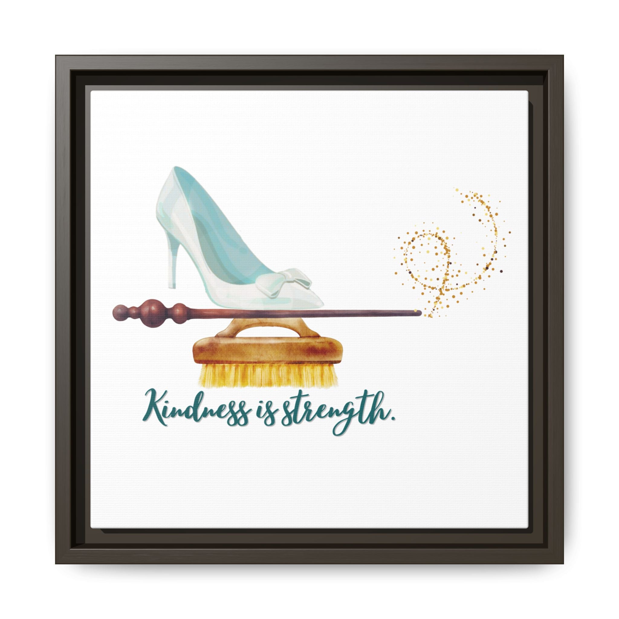 Cinderella Strong Matte Canvas, Framed (Multi-color)