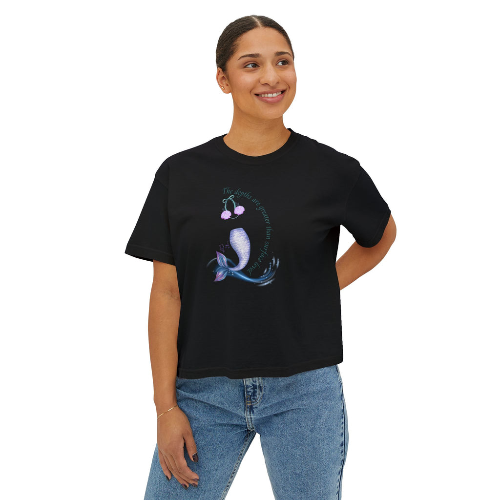 Little Mermaid's Depth Boxy Tee