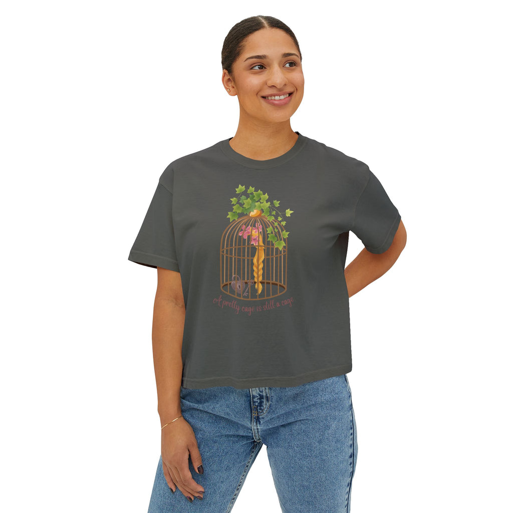Rapunzel's Cage Boxy Tee